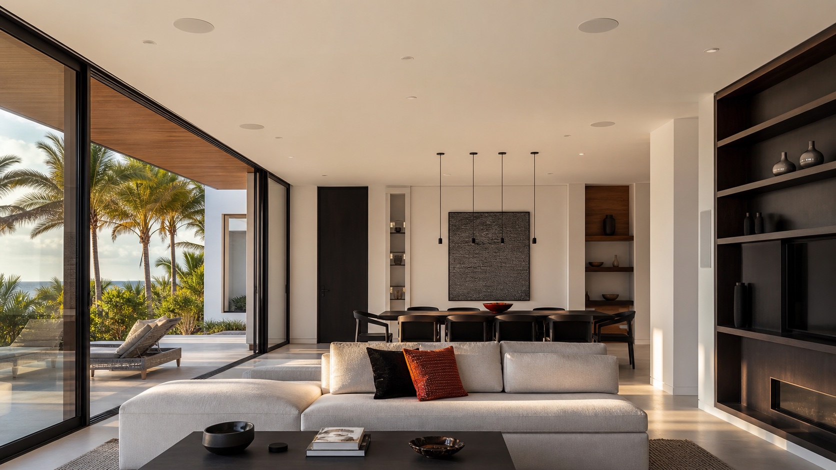 Audio multiroom integrado en una villa